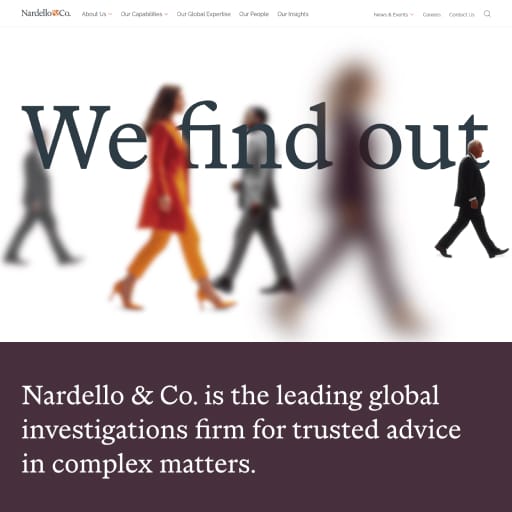 Nardello & Co Investigations Website